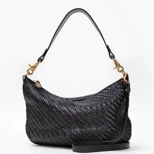 Clare V. Moyen Messenger in Black Zig Zag